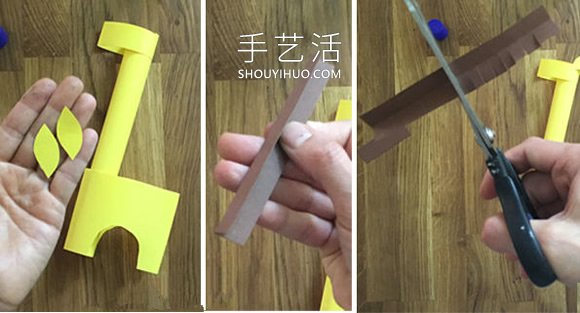 幼兒園手工制作立體長(zhǎng)頸鹿的做法圖解 -  rpnrmr.com