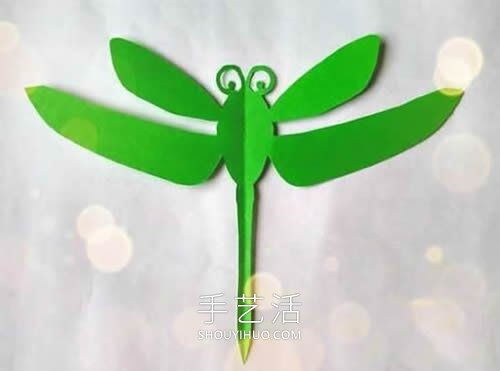 夏天的小精靈！兒童手工剪紙蜻蜓的方法圖解 -  rpnrmr.com