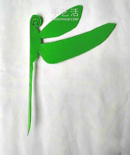 夏天的小精靈！兒童手工剪紙蜻蜓的方法圖解 -  rpnrmr.com