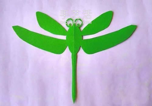 夏天的小精靈！兒童手工剪紙蜻蜓的方法圖解 -  rpnrmr.com