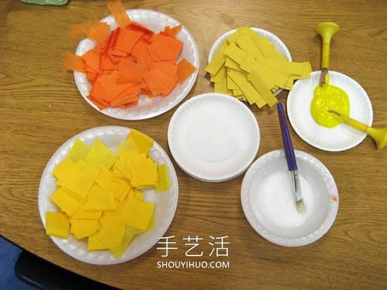 最簡(jiǎn)單手工制作紙盤(pán)太陽(yáng)的做法教程 -  rpnrmr.com