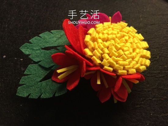 美麗奪目！不織布手工制作花朵頭花的方法 -  rpnrmr.com