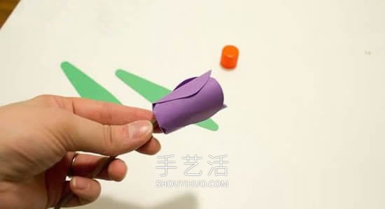 幼兒園教師節(jié)禮物！卡紙手工制作郁金香花 -  rpnrmr.com