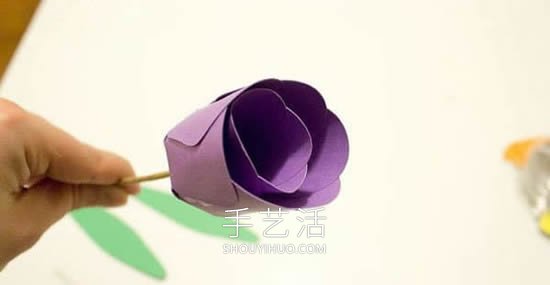 幼兒園教師節(jié)禮物！卡紙手工制作郁金香花 -  rpnrmr.com