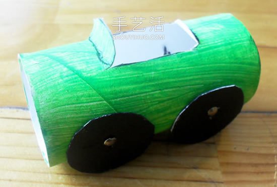 幼兒園卷紙筒小手工 制作可愛的小汽車玩具 -  rpnrmr.com