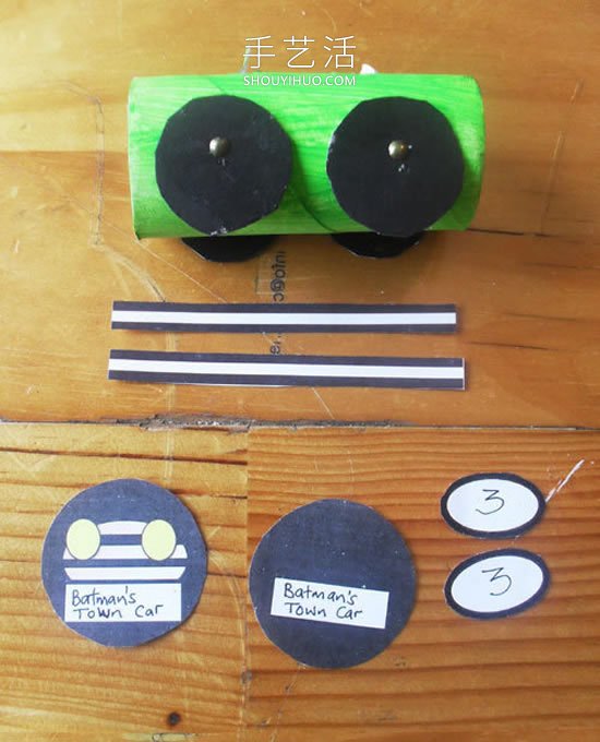 幼兒園卷紙筒小手工 制作可愛的小汽車玩具 -  rpnrmr.com