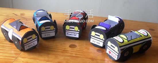幼兒園卷紙筒小手工 制作可愛的小汽車玩具 -  rpnrmr.com