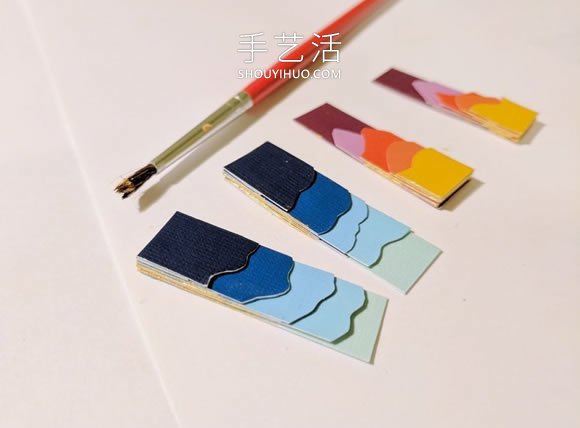 卡紙手工制作創(chuàng)意景觀剪影耳環(huán)的教程 -  rpnrmr.com