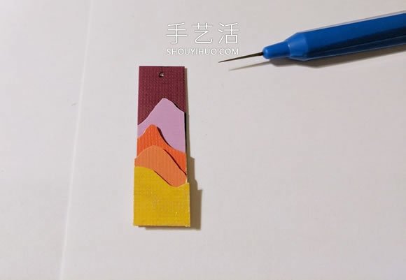 卡紙手工制作創(chuàng)意景觀剪影耳環(huán)的教程 -  rpnrmr.com