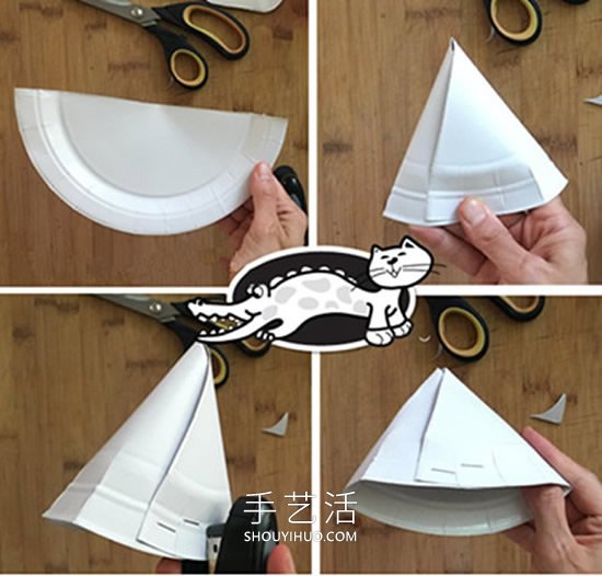 幼兒園簡(jiǎn)單手工制作紙盤(pán)蘑菇的做法教程 -  rpnrmr.com