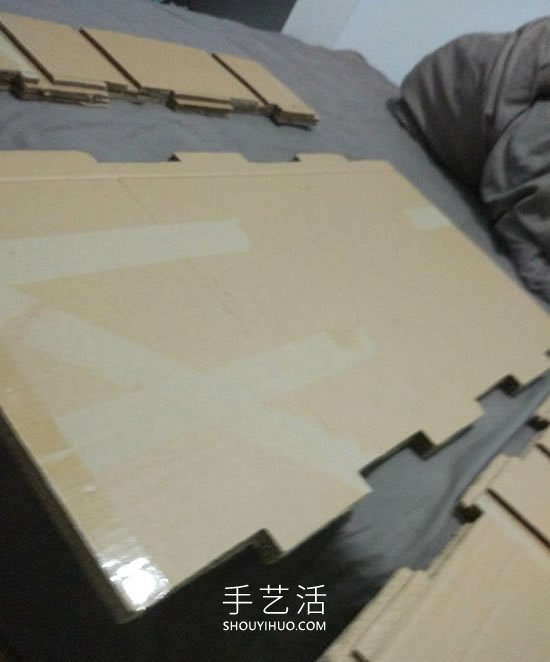 硬紙板手工制作廚房置物柜的做法教程 -  rpnrmr.com