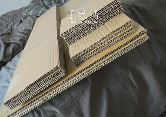 硬紙板手工制作廚房置物柜的做法教程 -  rpnrmr.com