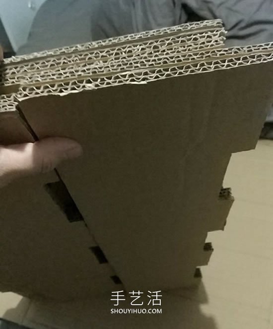 硬紙板手工制作廚房置物柜的做法教程 -  rpnrmr.com