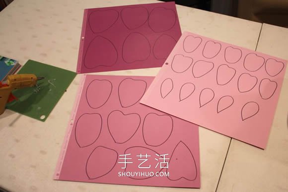 用紙手工制作立體牡丹花的做法教程 -  rpnrmr.com