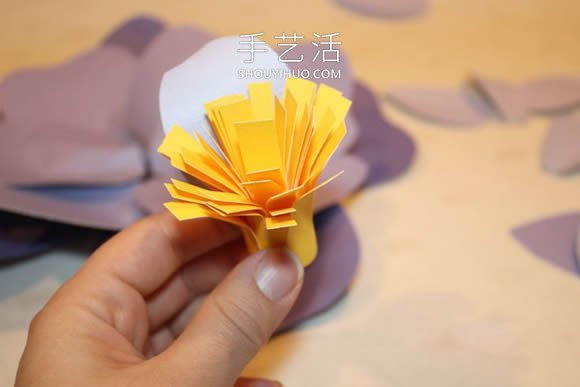 用紙手工制作立體牡丹花的做法教程 -  rpnrmr.com