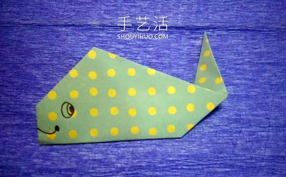 一步一步折紙鯨魚的簡單圖解教程 -  rpnrmr.com