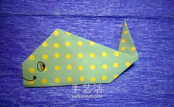 一步一步折紙鯨魚的簡單圖解教程 -  rpnrmr.com