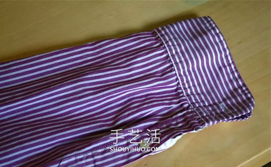 舊襯衫袖口改造零錢包的方法教程 -  rpnrmr.com