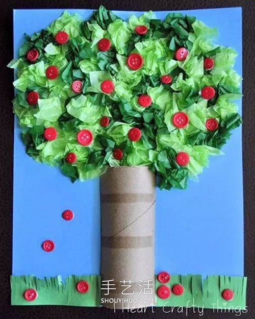 春天大樹手工制作教程 簡單又可愛！ -  rpnrmr.com