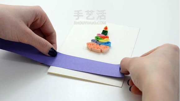 自制生日蛋糕賀卡的做法圖解教程 -  rpnrmr.com
