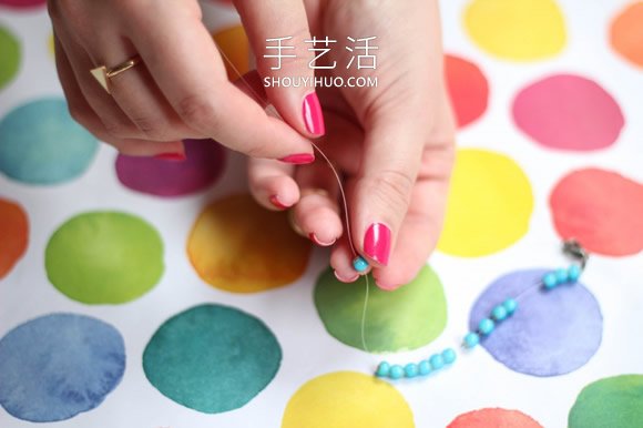 DIY可愛小清新串珠項(xiàng)鏈的方法圖解教程 -  rpnrmr.com