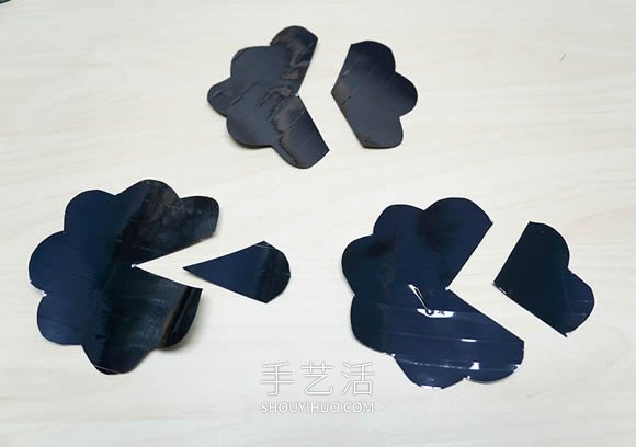 VHS磁帶手工制作漂亮玫瑰花的做法圖解教程 -  rpnrmr.com