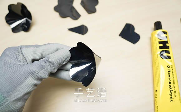 VHS磁帶手工制作漂亮玫瑰花的做法圖解教程 -  rpnrmr.com