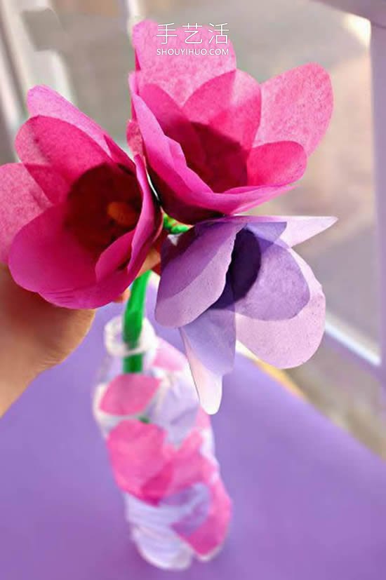 幼兒園母親節(jié)插花禮物手工制作教程 -  rpnrmr.com