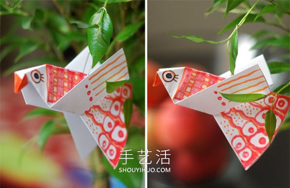 適合學齡前孩子！最簡單折紙小鳥圖解教程 -  rpnrmr.com