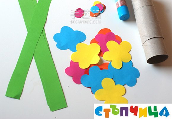 幼兒手工制作小花掛飾的做法教程 -  rpnrmr.com