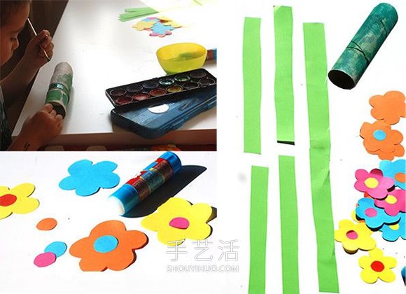 幼兒手工制作小花掛飾的做法教程 -  rpnrmr.com