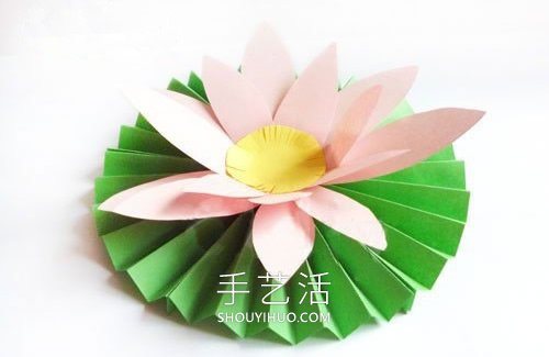 幼兒園手工制作夏日睡蓮的方法教程 -  rpnrmr.com
