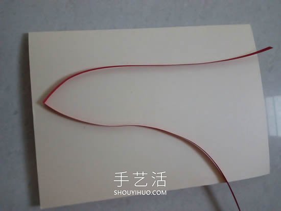 自制衍紙情人節(jié)賀卡的方法圖解教程 -  rpnrmr.com