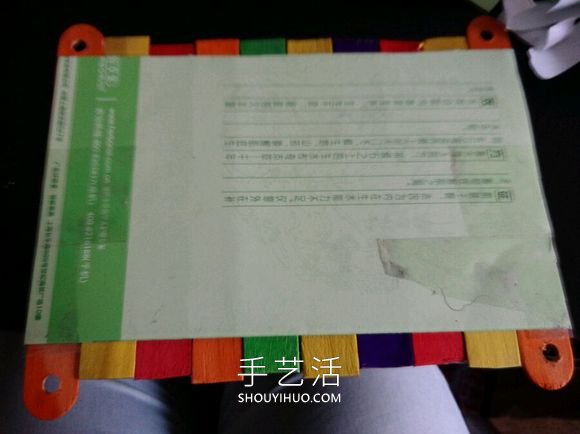 雪糕棍手工制作秋千吊椅的方法圖解教程 -  rpnrmr.com