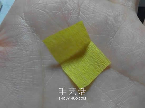 皺紋紙手工制作簡(jiǎn)單臘梅花的做法教程 -  rpnrmr.com