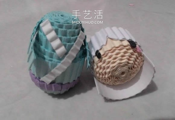 瓦楞紙條手工制作立體衍紙娃娃的方法教程 -  rpnrmr.com