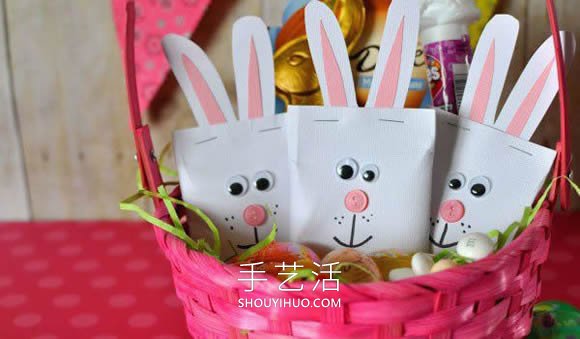 自制超可愛的兔子糖果袋的方法教程 -  rpnrmr.com