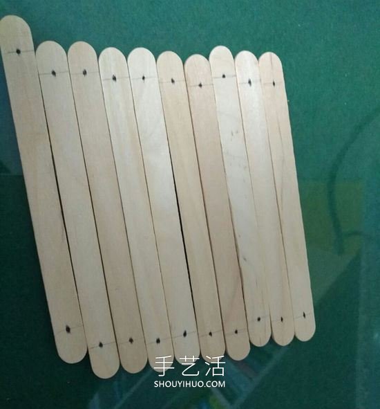 自制雪糕棍隔熱墊的方法圖解教程 -  rpnrmr.com