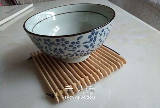 自制雪糕棍隔熱墊的方法圖解教程 -  rpnrmr.com