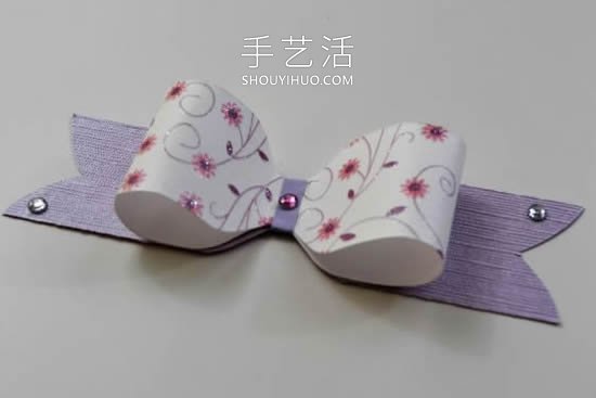 幼兒園手工制作卡紙蝴蝶結的做法教程 -  rpnrmr.com