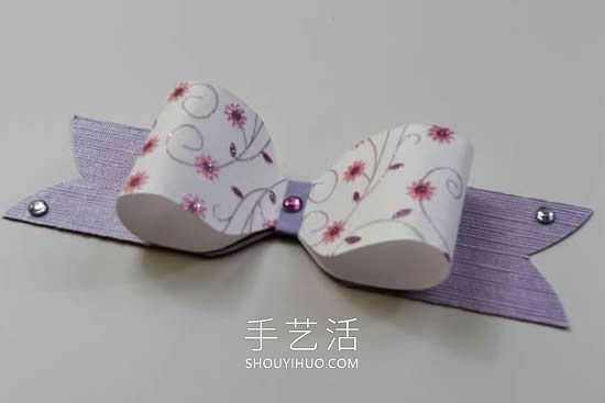 幼兒園手工制作卡紙蝴蝶結的做法教程 -  rpnrmr.com