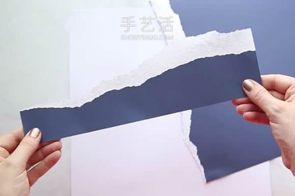 美麗的夏日海灘！幼兒園漂亮撕紙畫(huà)制作教程 -  rpnrmr.com
