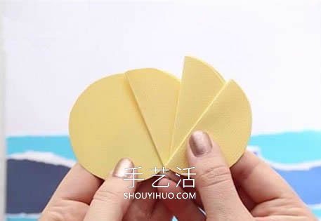 美麗的夏日海灘！幼兒園漂亮撕紙畫(huà)制作教程 -  rpnrmr.com