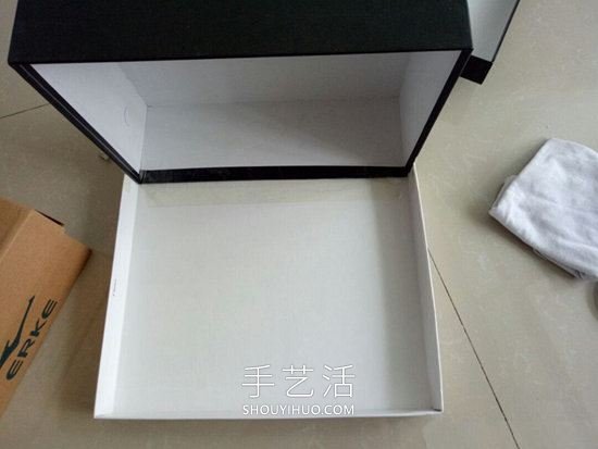 鞋盒廢物利用 自制簡(jiǎn)易鞋架的方法教程 -  rpnrmr.com