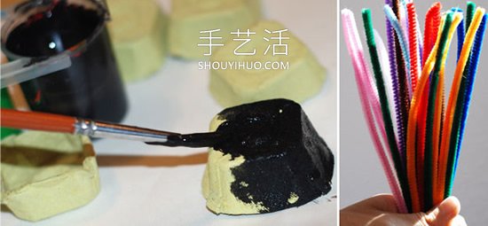 雞蛋托手工制作可愛(ài)小螃蟹的做法教程 -  rpnrmr.com