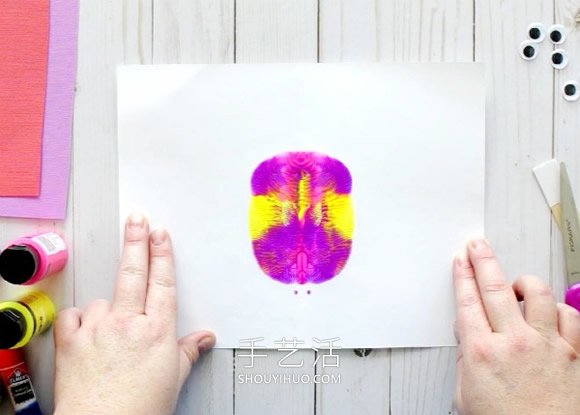 幼兒園簡(jiǎn)單手工制作萬(wàn)圣節(jié)可愛(ài)怪物的做法 -  rpnrmr.com