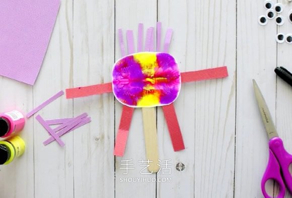 幼兒園簡(jiǎn)單手工制作萬(wàn)圣節(jié)可愛(ài)怪物的做法 -  rpnrmr.com