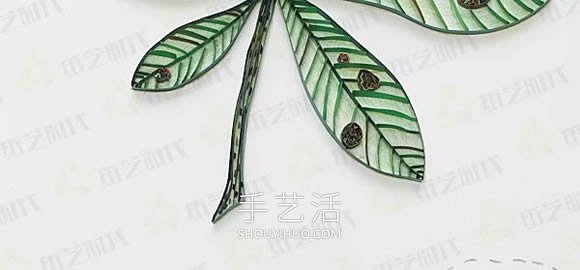 樹(shù)葉和螞蟻！簡(jiǎn)單又有趣的衍紙畫(huà)DIY教程 -  rpnrmr.com