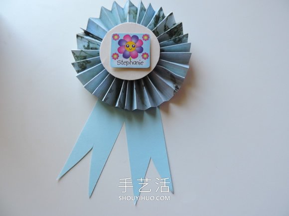 兒童手工制作紙徽章的做法教程 -  rpnrmr.com