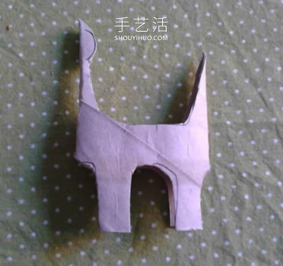 只用一個卷紙筒手工制作恐龍的做法教程 -  rpnrmr.com